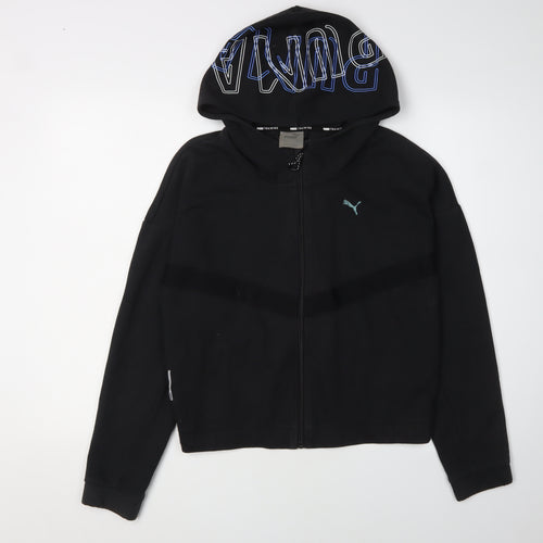 Puma Women's Black Full Zip Hoodie S