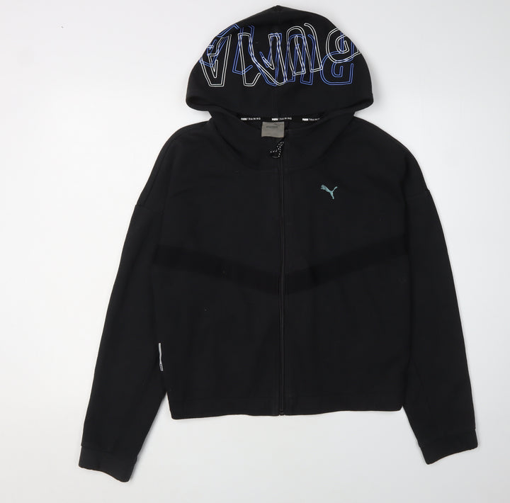 Puma Women's Black Full Zip Hoodie S