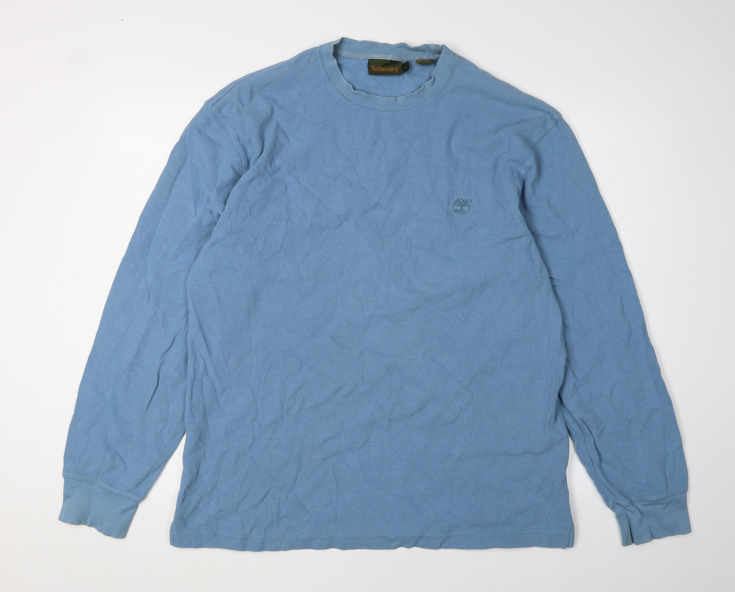 Timberland Men's Blue Long Sleeve T-Shirt Size L