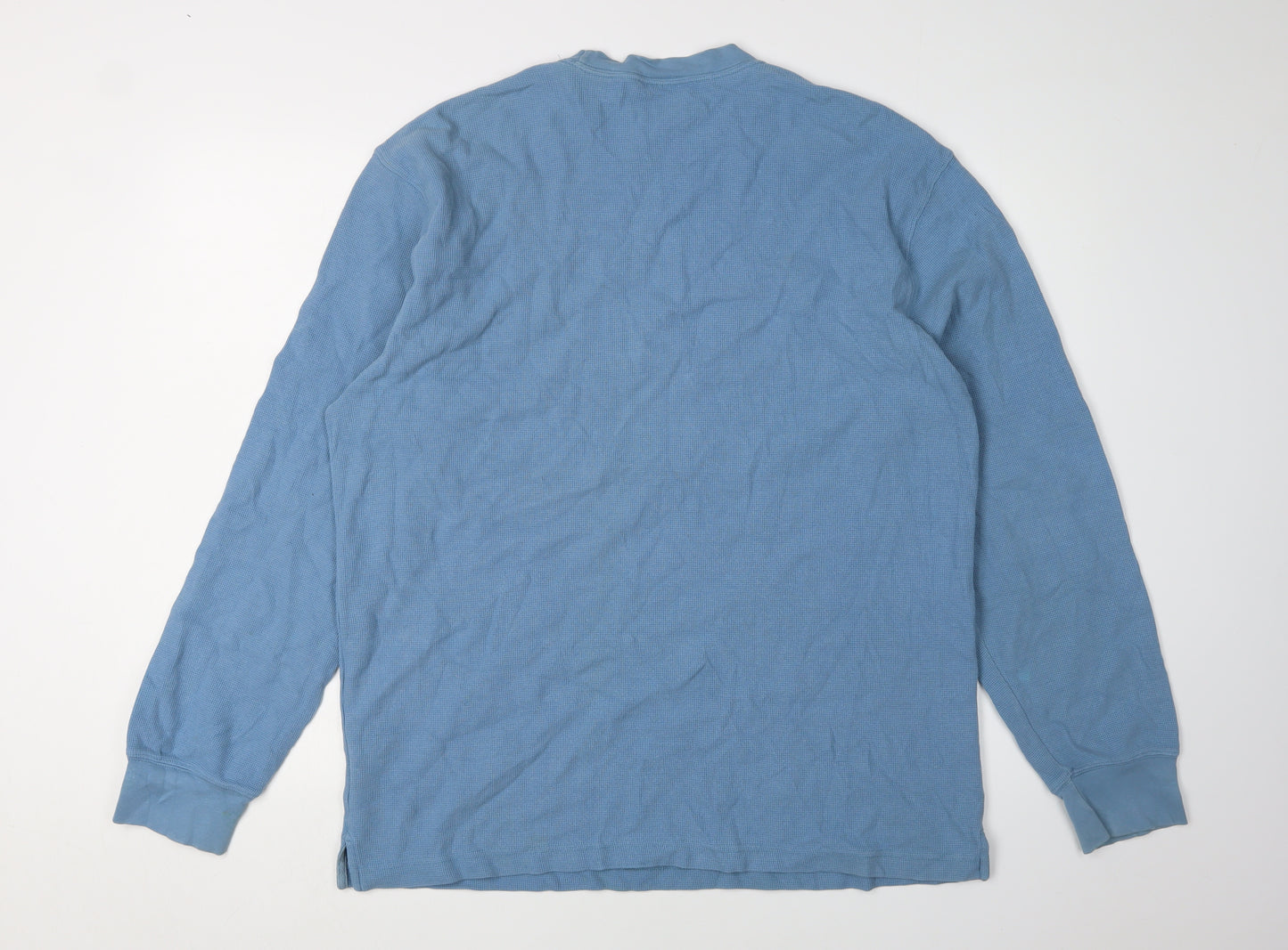 Timberland Men's Blue Long Sleeve T-Shirt Size L