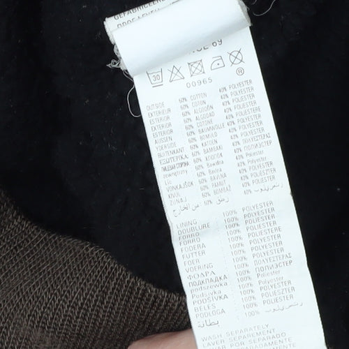 Quiksilver Boys' Brown Fleece Hoodie, Full Zip, 11-12 Years