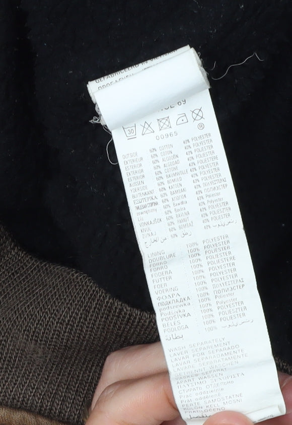 Quiksilver Boys' Brown Fleece Hoodie, Full Zip, 11-12 Years