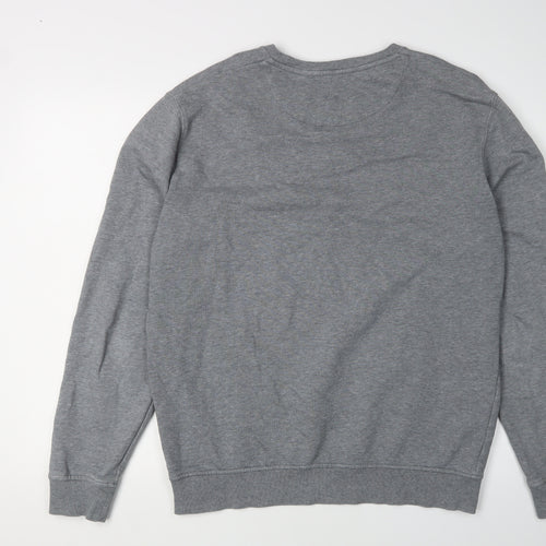 Lyle & Scott Mens Grey Crew Neck Sweatshirt L