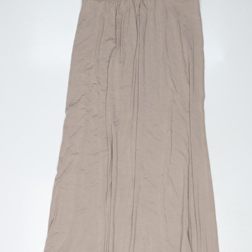 Calvin Klein Women's Beige Maxi Slip Dress, Size 10