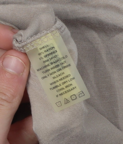 Calvin Klein Women's Beige Maxi Slip Dress, Size 10