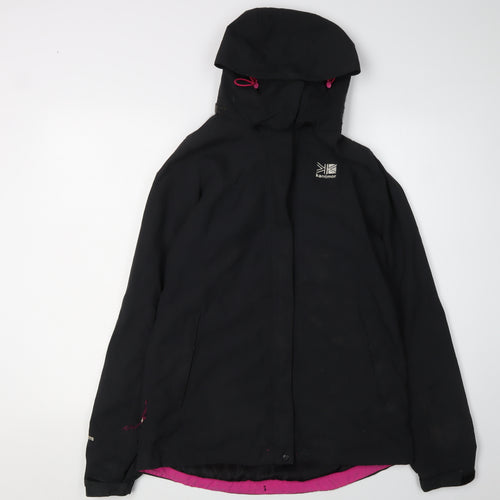 Karrimor Women's Black Waterproof Hooded Rain Jacket Size 8