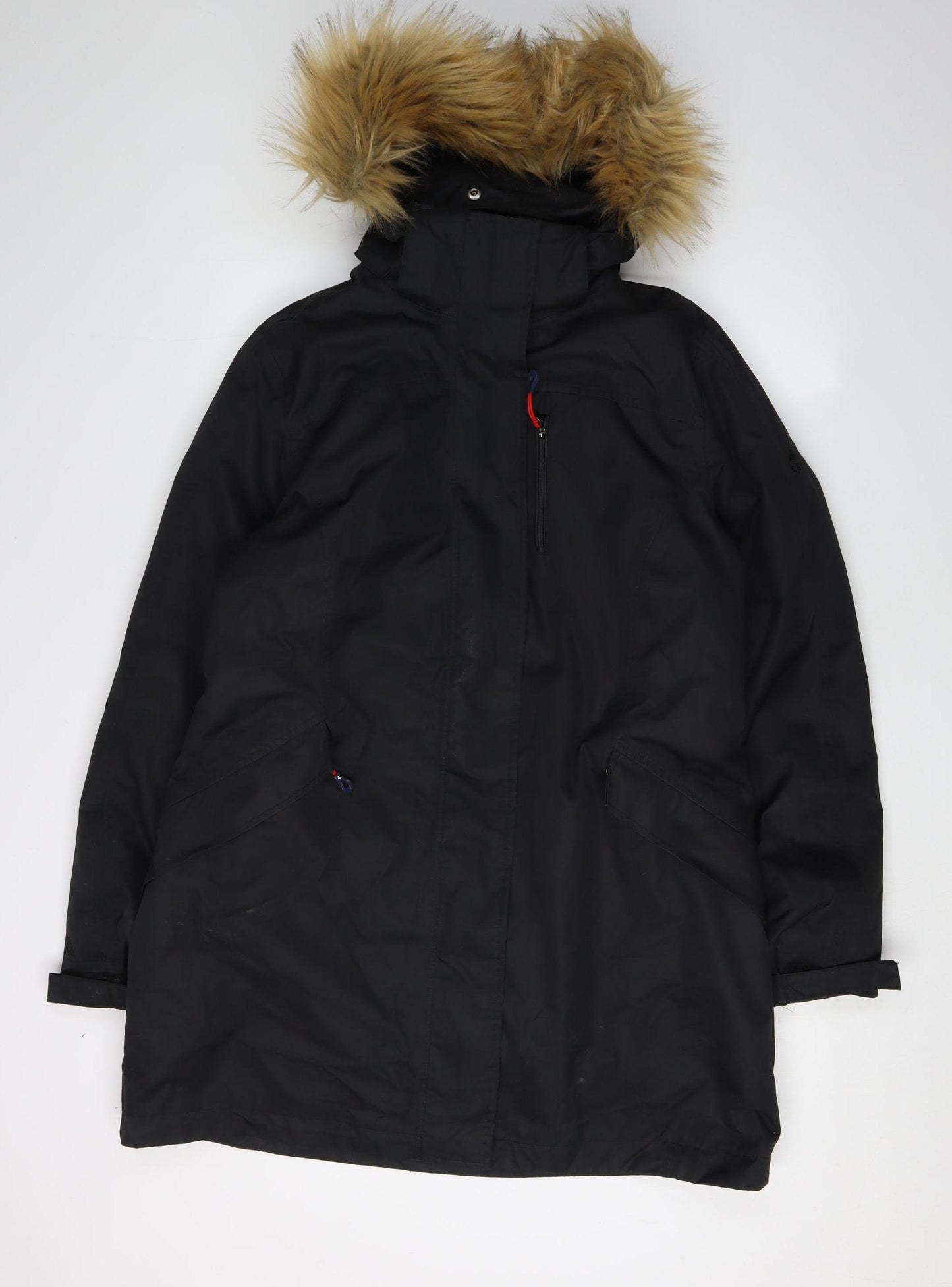 Gerry Women's Black Parka Coat, Hooded Long Winter Coat