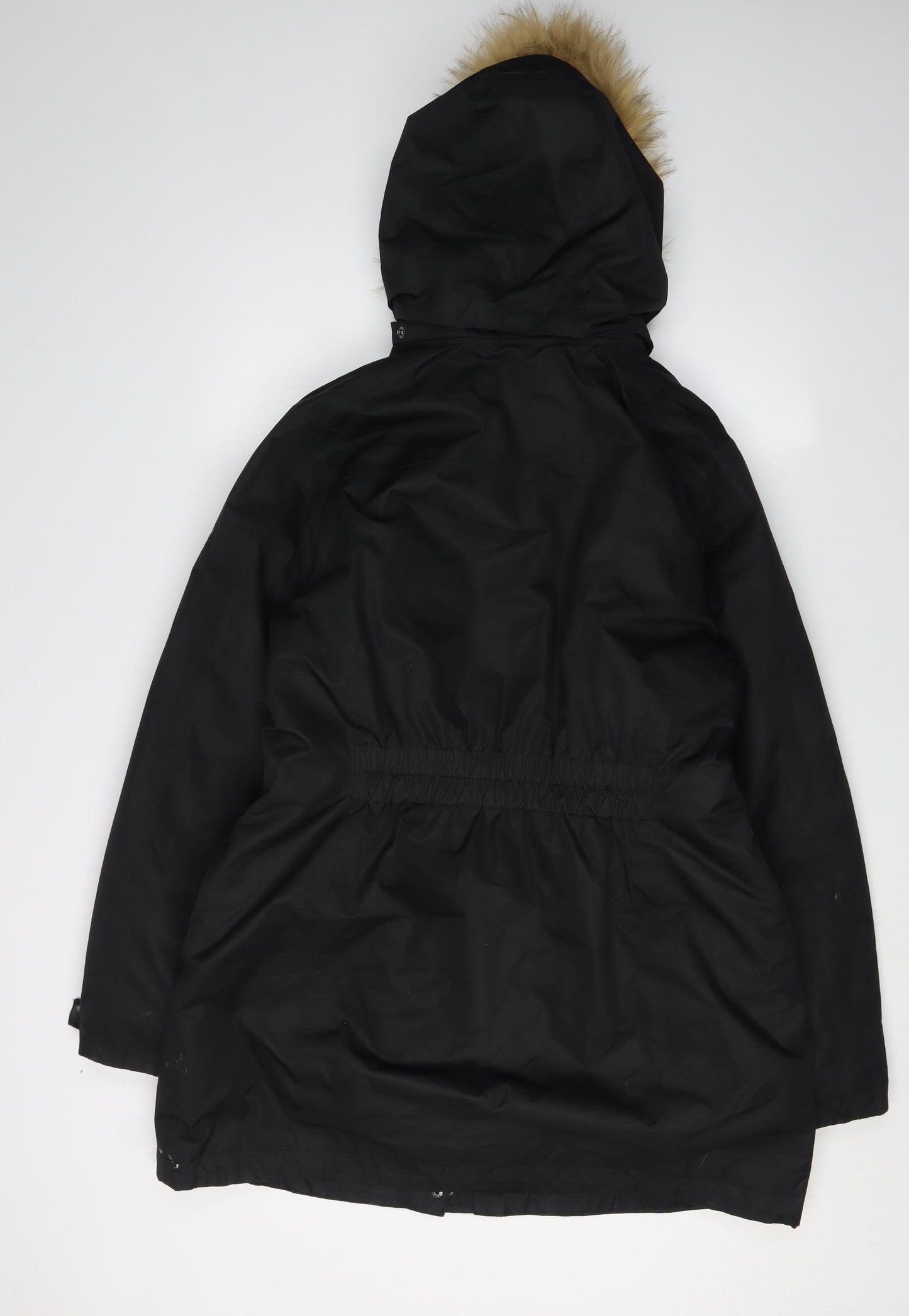 Gerry Women's Black Parka Coat, Hooded Long Winter Coat