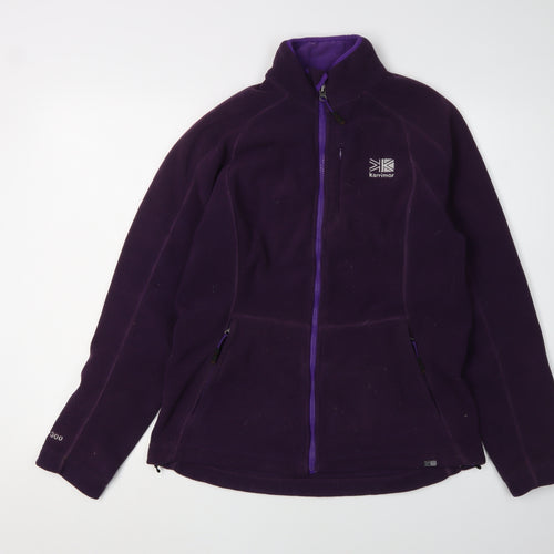 Karrimor Women's Purple Fleece Jacket, Size 12, Full Zip