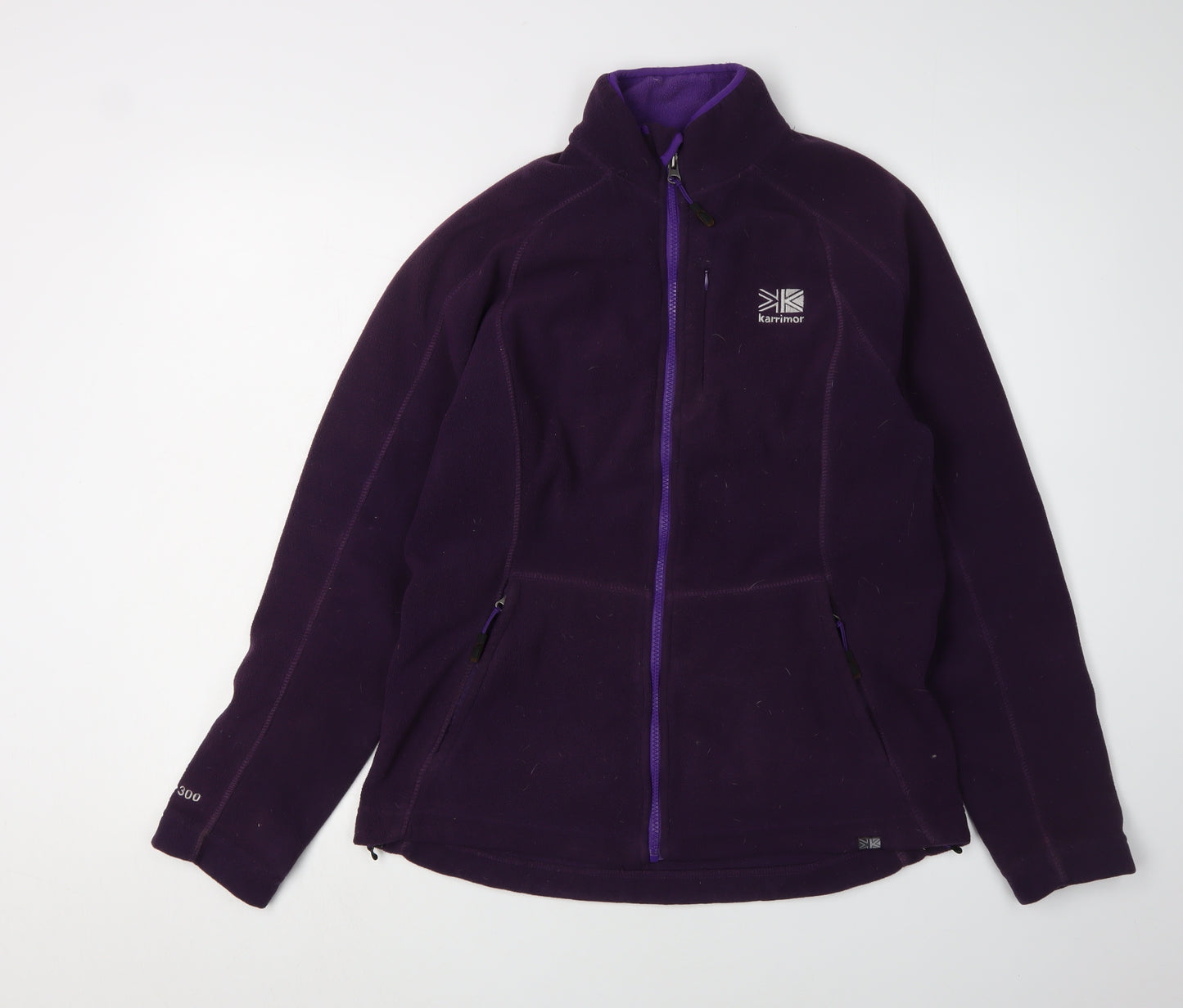 Karrimor Women's Purple Fleece Jacket, Size 12, Full Zip