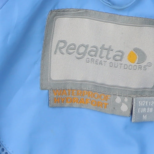 Regatta Women's Blue Waterproof Jacket Size 12
