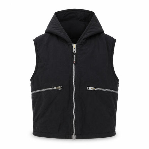 Reebok Black XS Women's Hooded Zip Waistcoat