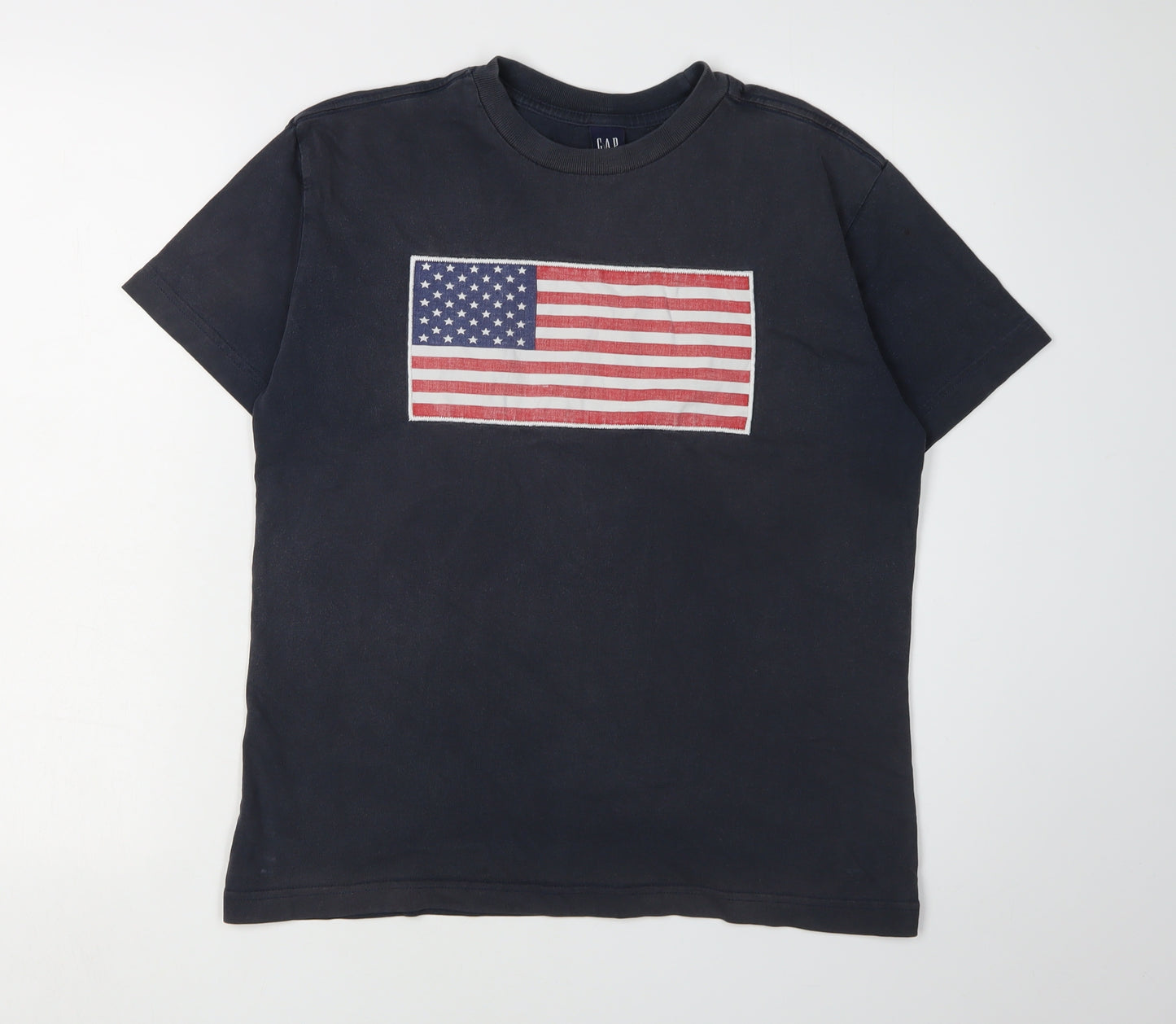 GAP Boys Black American Graphic T-Shirt 12 Years