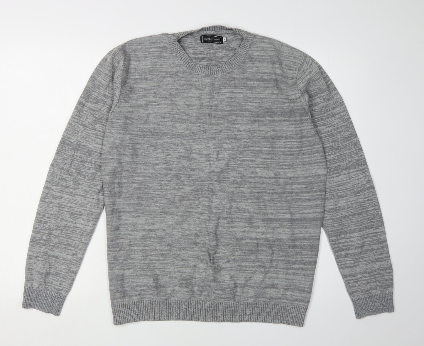 CORE By Jack & Jones Men's Grey L Pullover Jumper
