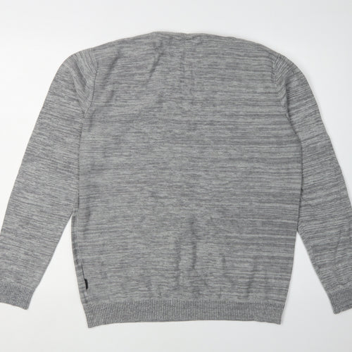 CORE By Jack & Jones Men's Grey L Pullover Jumper