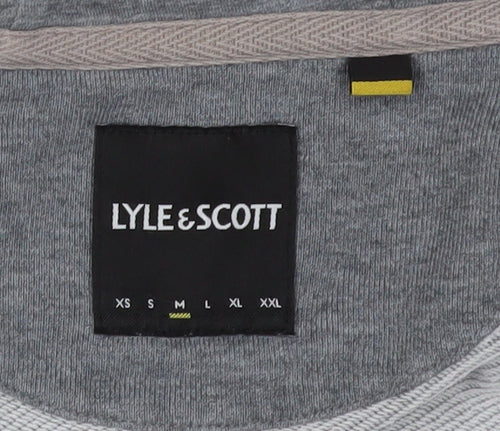 Lyle & Scott Men's Grey Full Zip Hoodie M