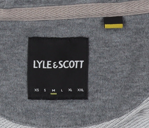 Lyle & Scott Men's Grey Full Zip Hoodie M