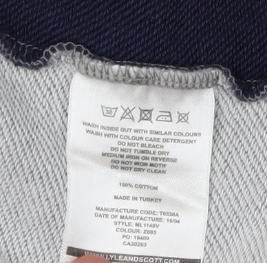 Lyle & Scott Men's Grey Full Zip Hoodie M