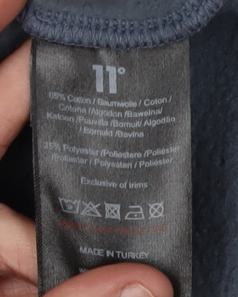 11 Degrees Men's Grey Pullover Hoodie M