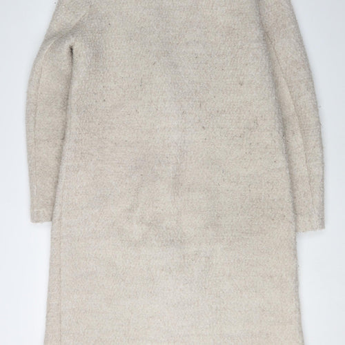 Next Women's Beige Long Overcoat Size 12