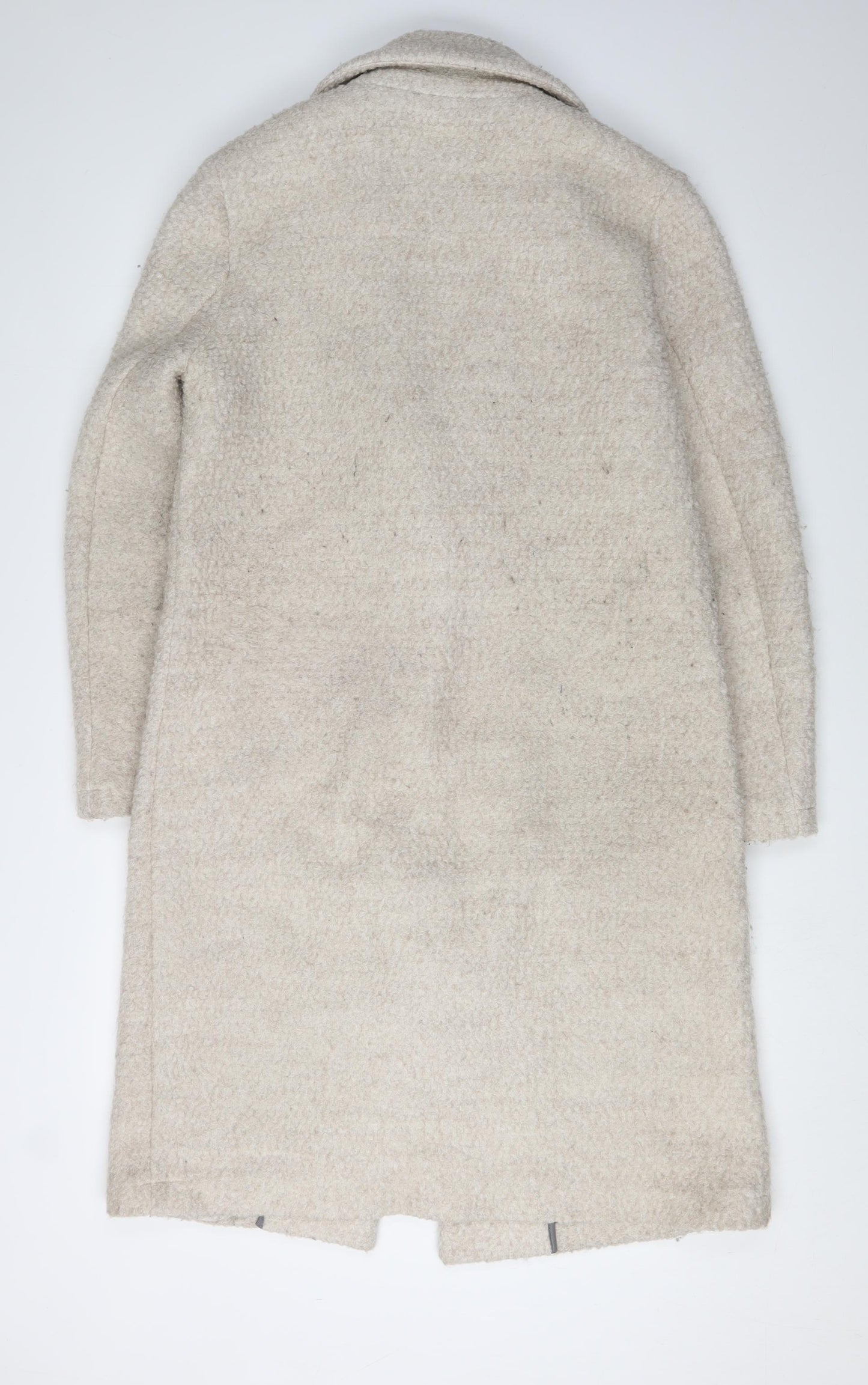 Next Women's Beige Long Overcoat Size 12