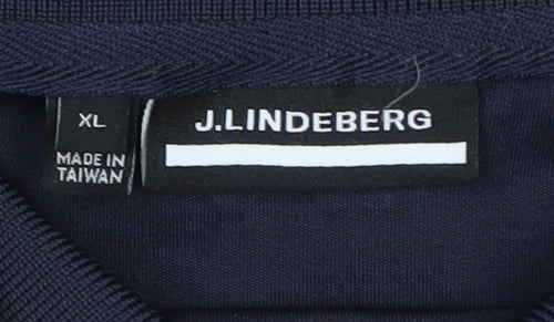 J.Lindeberg Men's XL Blue Polo - Casual & Sporty