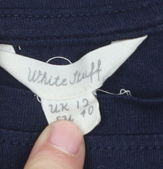 White Stuff Blue Tank Top Women's Size 12 Summer Casual