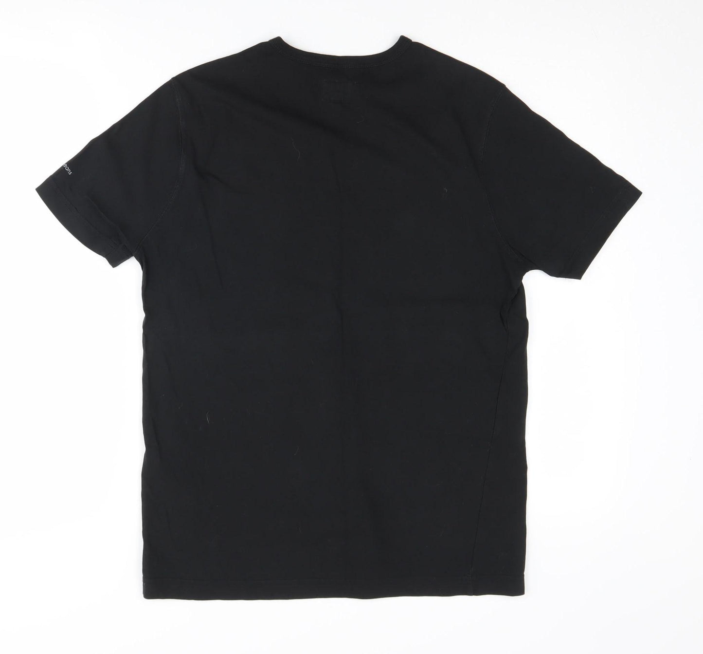 Calvin Klein Men's Black Medium T-Shirt, Crew Neck