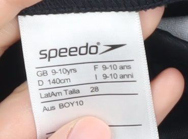 Speedo Boys Black Jammer Swim Bottom, Size 9-10 Years