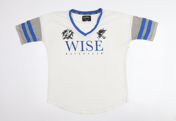 Harry Potter Unisex White Ravenclaw T-Shirt L