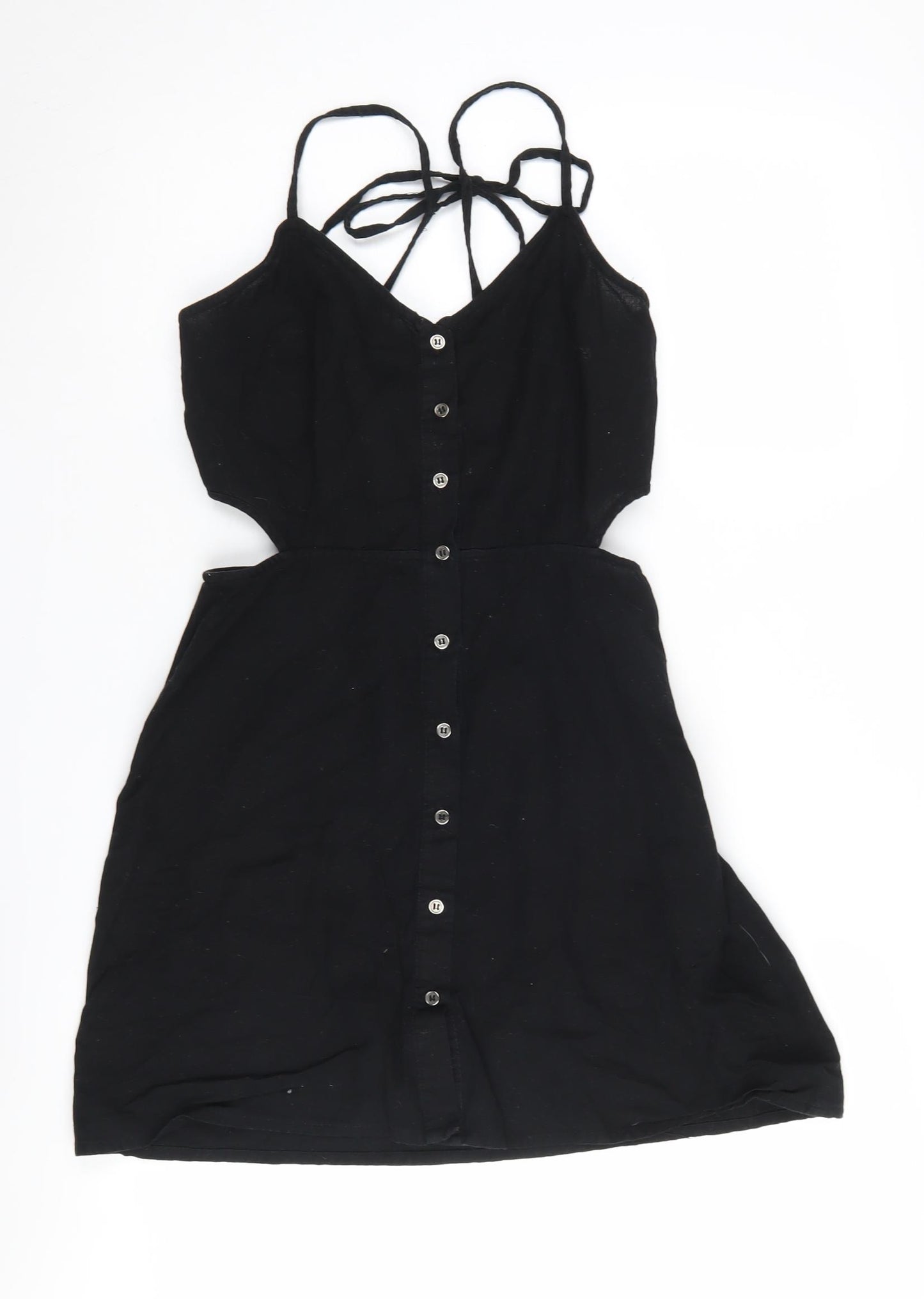 ASOS Women's Black Slip Dress Size 10