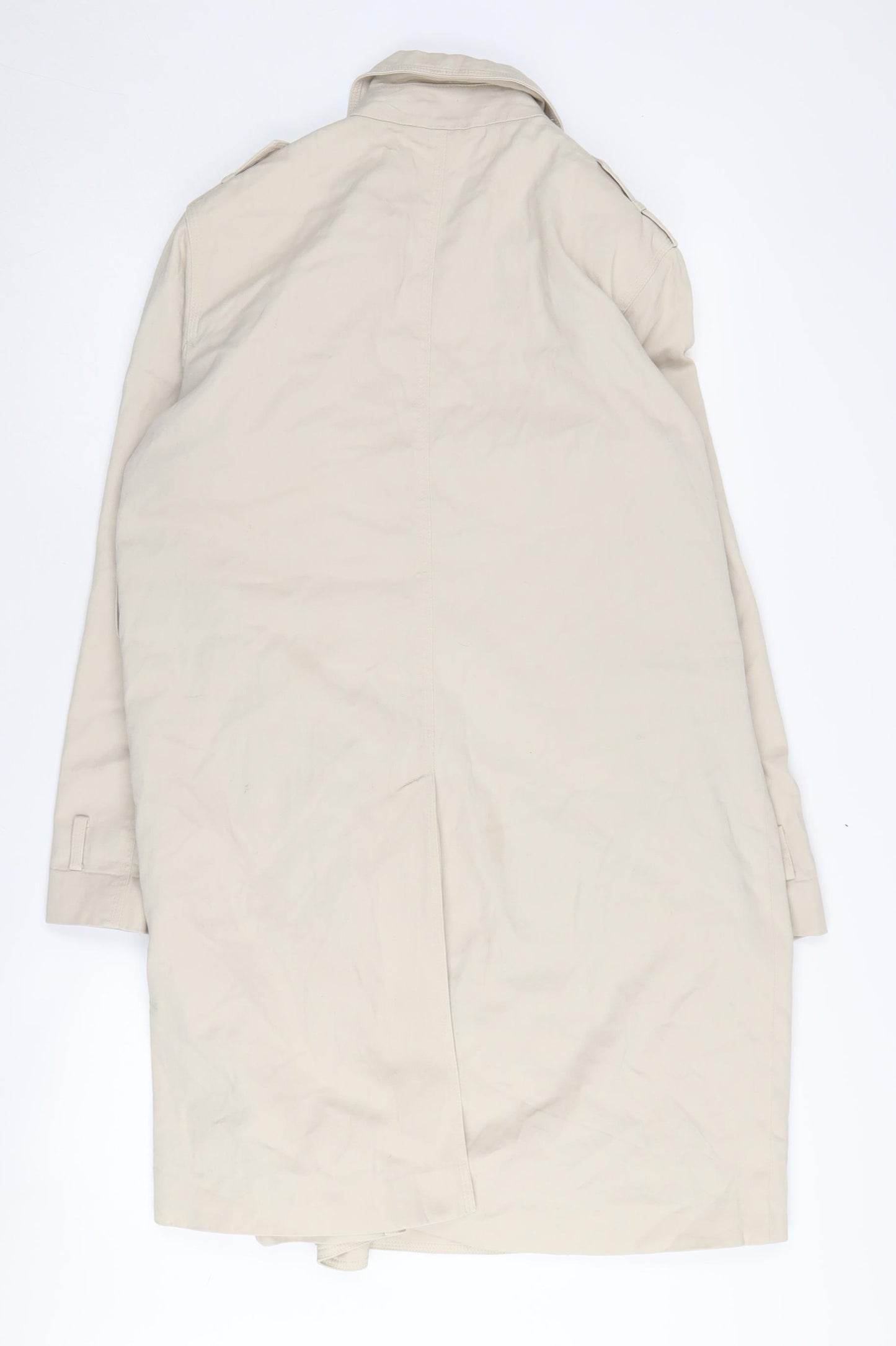 Linda Richards Women's Beige Trench Coat Size L