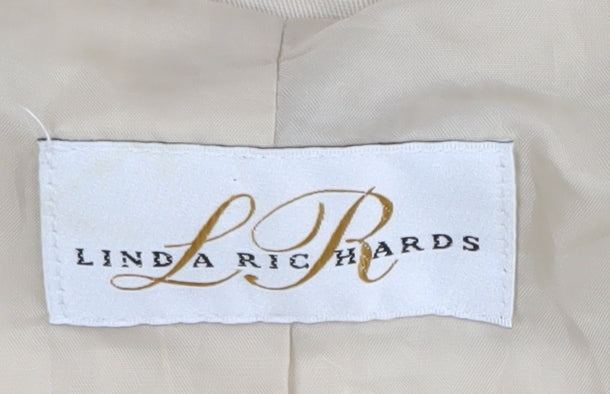 Linda Richards Women's Beige Trench Coat Size L