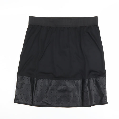 Miss & Trend Women Black Skirt Size 4
