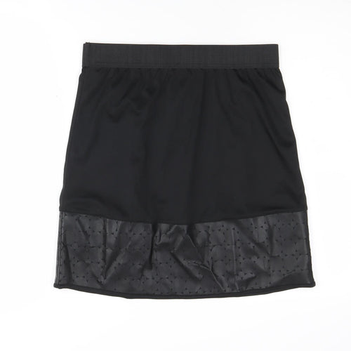 Miss & Trend Women Black Skirt Size 4