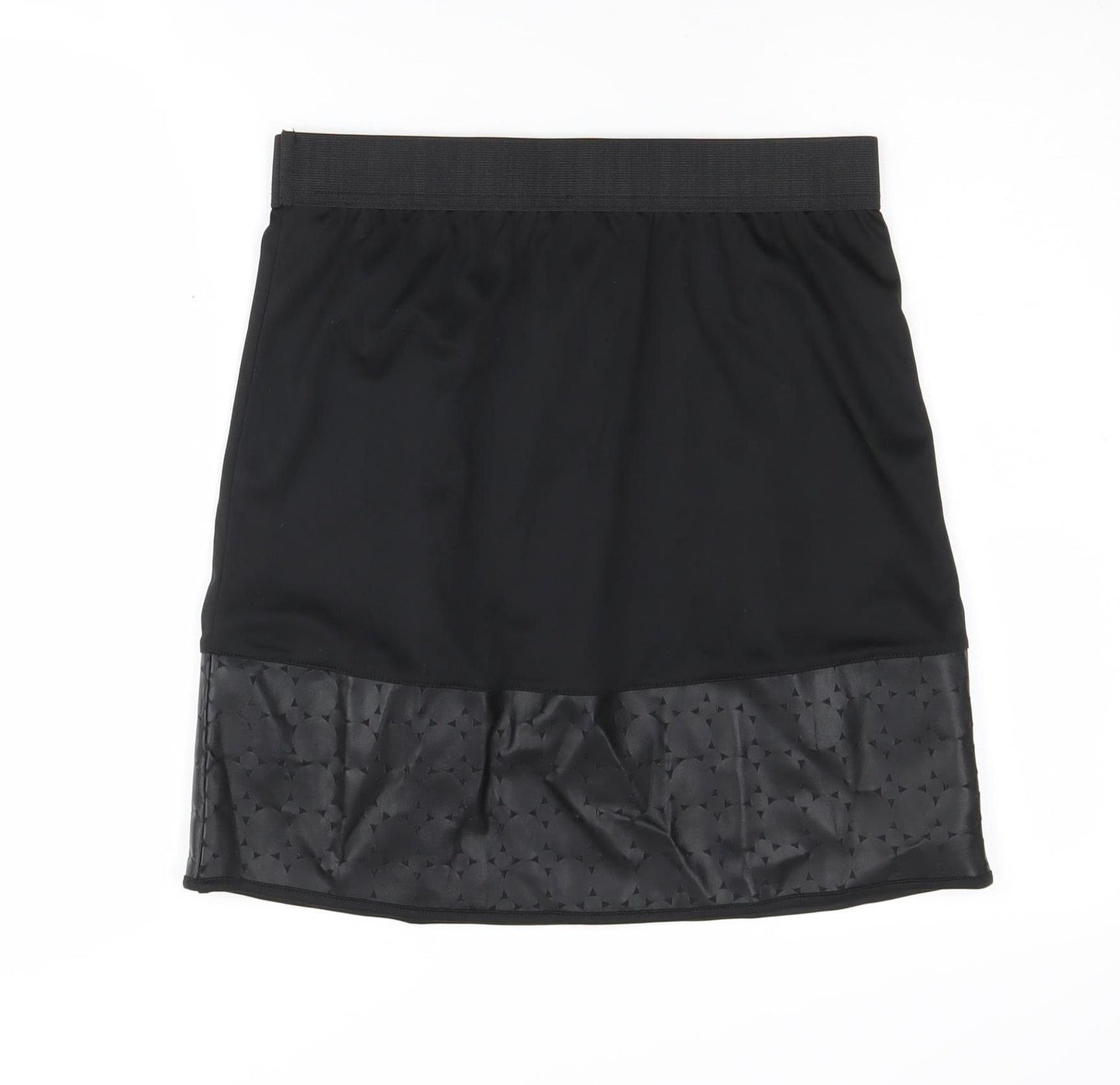 Miss & Trend Women Black Skirt Size 4
