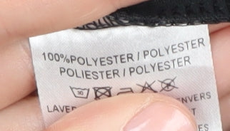 Miss & Trend Women Black Skirt Size 4