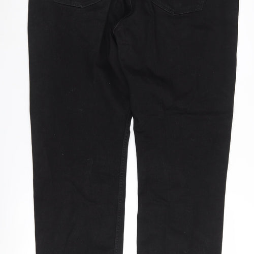Marks and Spencer Men's Black Straight Jeans Size 42