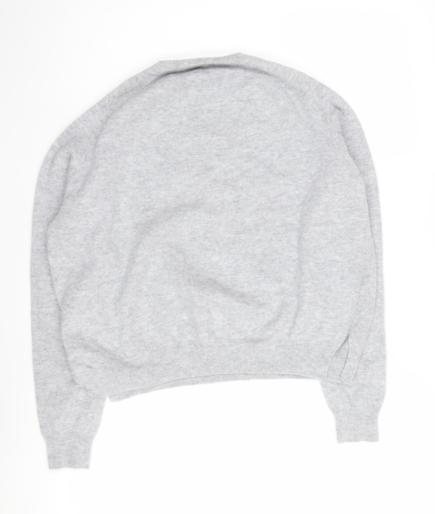 L.K. Bennett Women's Grey Wool Cashmere Pullover Jumper L