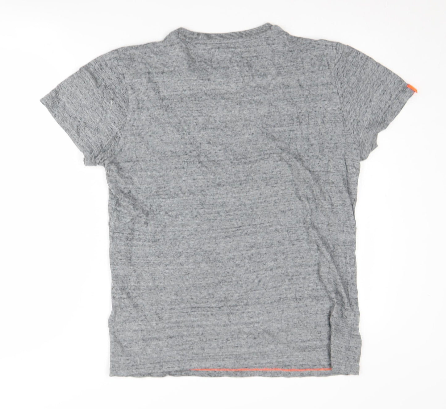 Superdry Men's Grey T-Shirt, Small, Logo Accent
