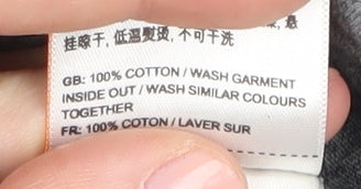 Superdry Men's Grey T-Shirt, Small, Logo Accent