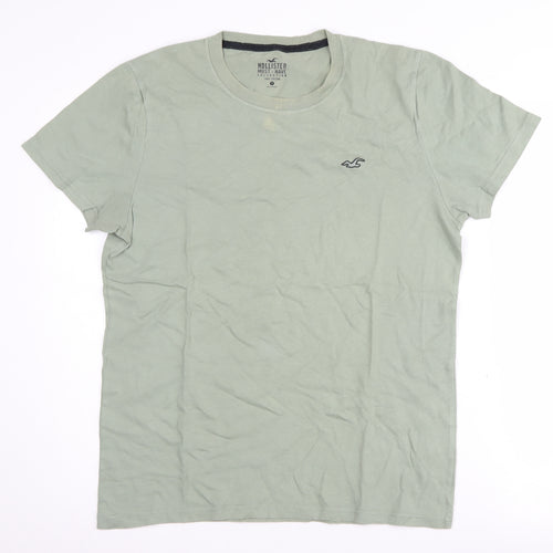 Hollister Men’s Medium Green Cotton Crew Neck T-Shirt