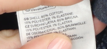 H&M Women's Blue Denim Shorts - Size 8