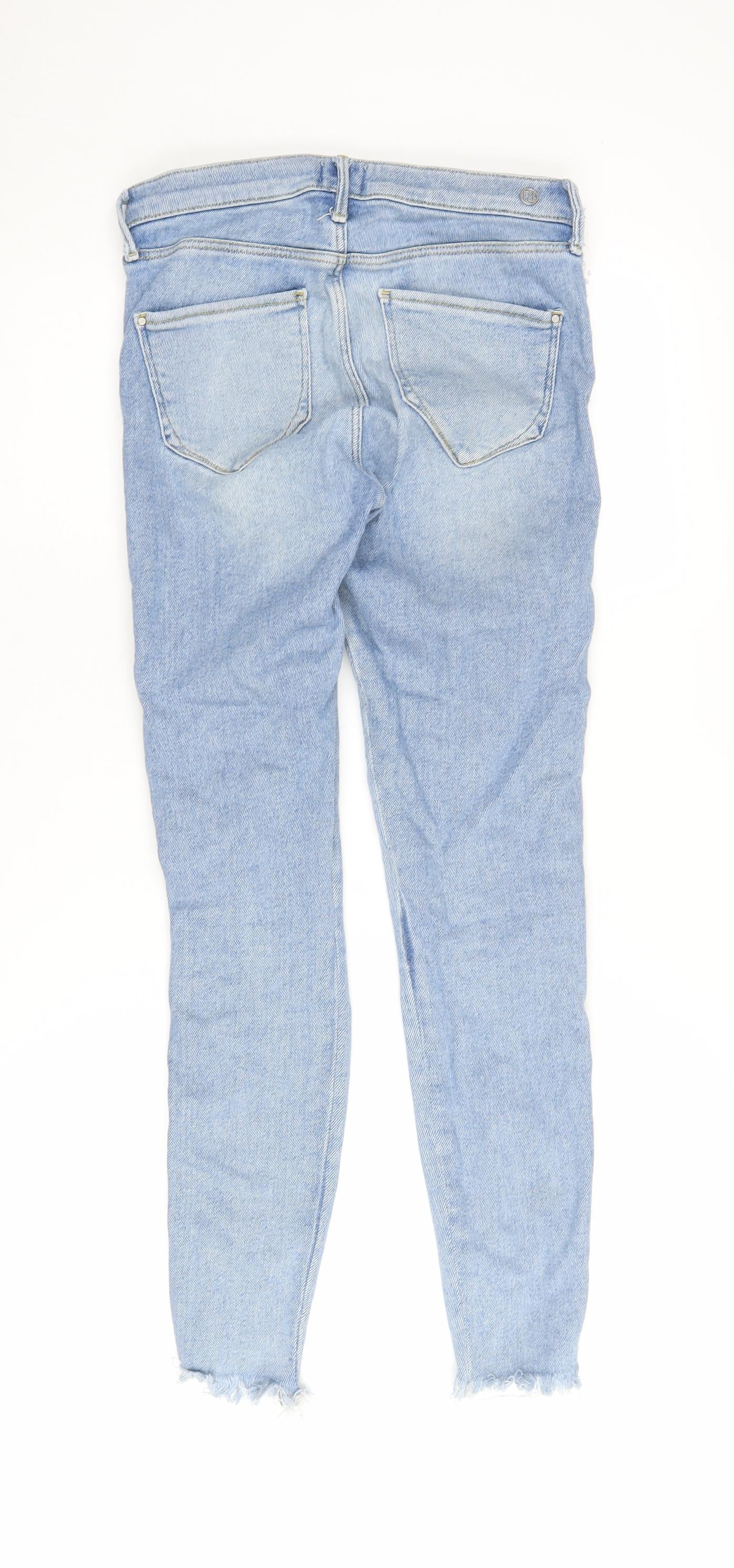 River Island Blue Skinny Jeans Women Size 10