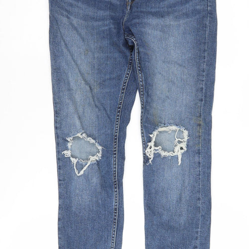 New Look Women's Blue Skinny Jeans Size 32 Stretch