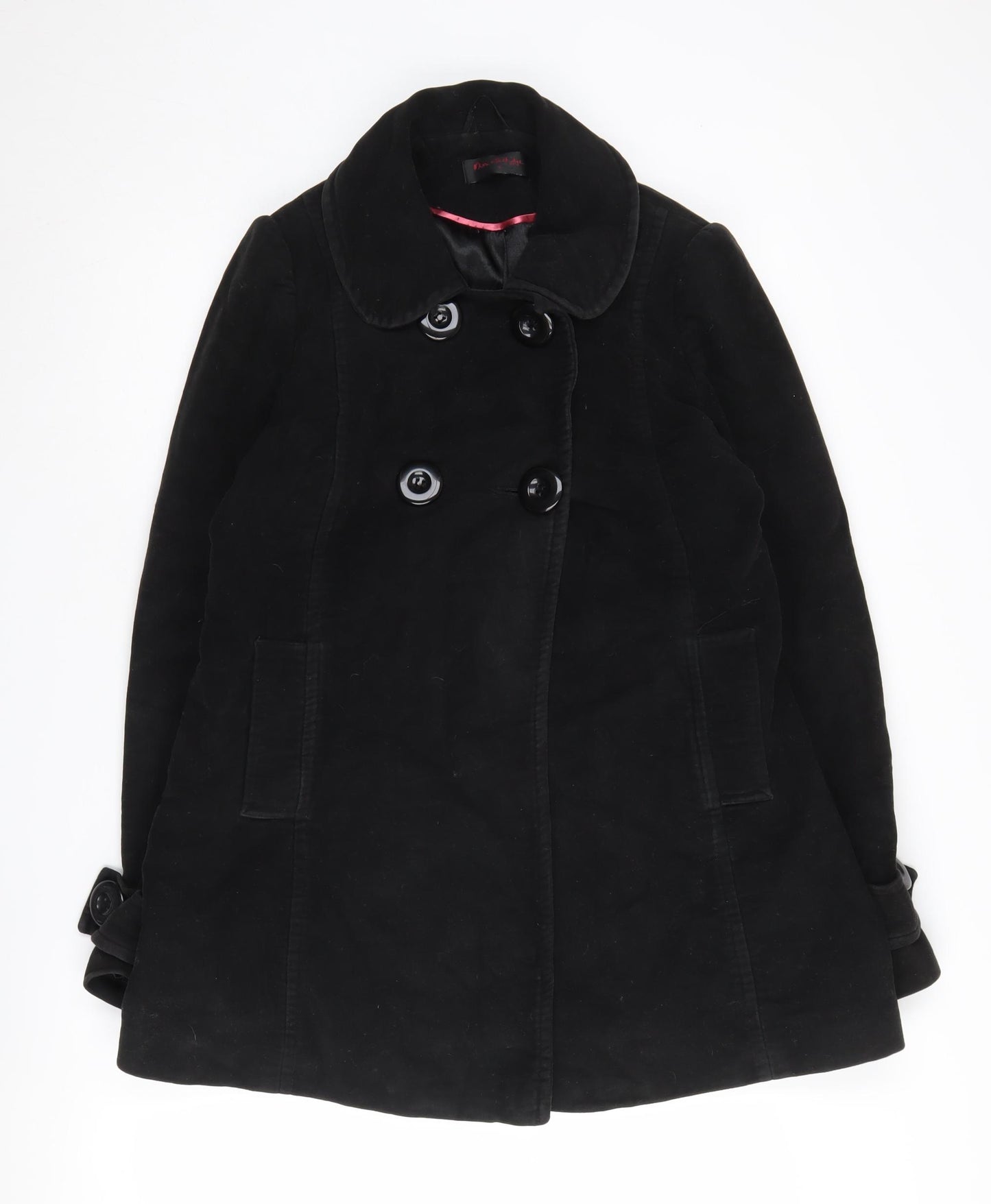 Miss Selfridge Women’s Black Pea Coat Size 10