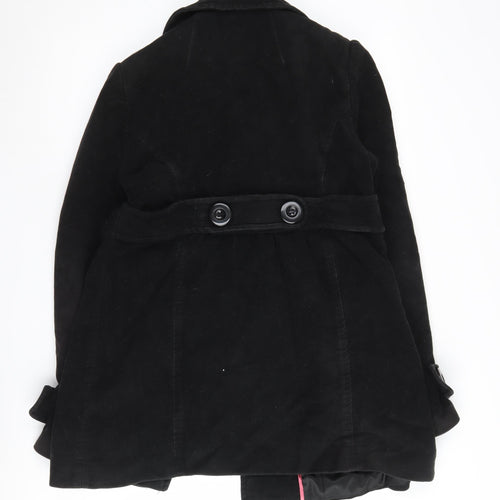 Miss Selfridge Women’s Black Pea Coat Size 10