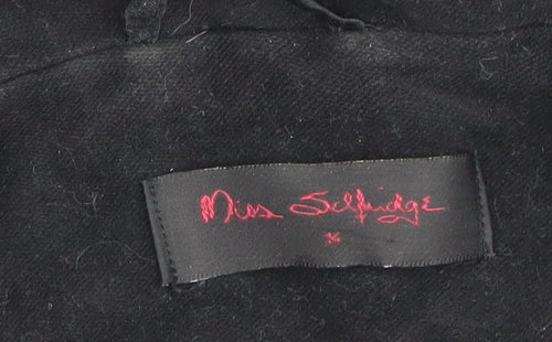 Miss Selfridge Women’s Black Pea Coat Size 10