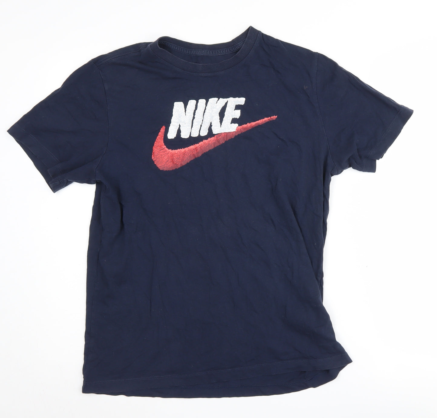 Nike Men's Blue Medium Logo T-Shirt