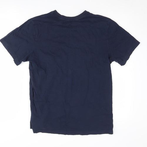 Nike Men's Blue Medium Logo T-Shirt